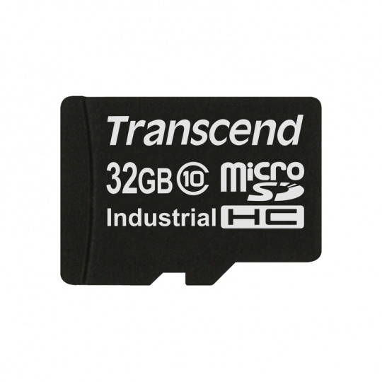 Transcend 32GB microSDHC (Class 10) MLC průmyslová paměťová karta (bez adaptéru), 20MB/s R, 18MB/s W, tray