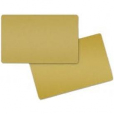 COLOR PVC CARD - GOLD METALLIC, 30 MIL (500 CARDS) COLOR PVC CARD - GOLD METALLIC, 30 MIL (500 CARDS)