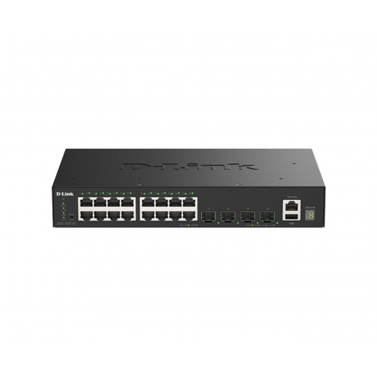 D-Link 16 Ports GE + 4 Ports 10G SFP+ Smart Managed Switch - DGS-1530-20/E