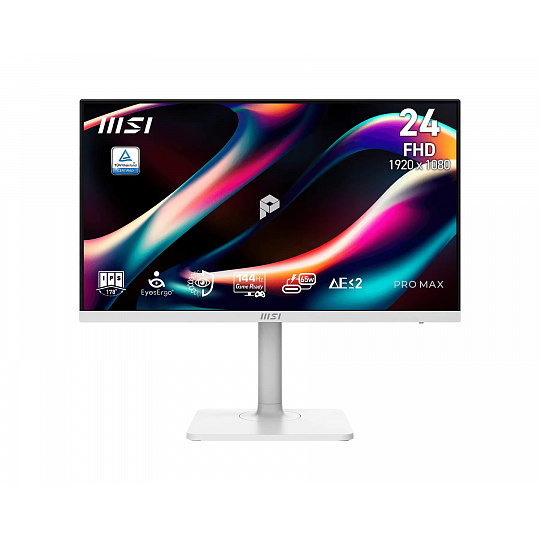 MSI PRO MAX/241PHW E14/23,8"/IPS/FHD/144Hz/1ms/Bílá/3R MSI PRO MAX/241PHW E14/23,8"/IPS/FHD/144Hz/1ms/Bílá/3R