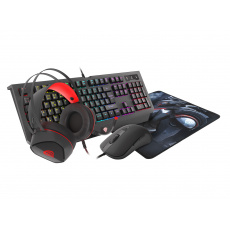 Herní set 4v1 Genesis Cobalt 330 RGB CZ/SK, RGB podsvícení Herní set 4v1 Genesis Cobalt 330 RGB CZ/SK, RGB podsvícení