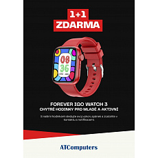 Forever IGO 3 JW-500 červené, 1+1 zdarma Forever IGO 3 JW-500 červené, 1+1 zdarma