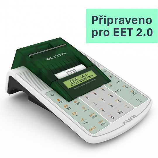 Registrační pokladna Euro 50TEi CZ s komunikací LAN (garance EET 2.0)
