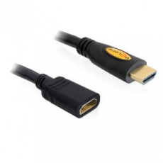 Delock HDMI 1.4 prodlužovací kabel A/A samice/samec, délka 2m Delock HDMI 1.4 prodlužovací kabel A/A samice/samec, délka 2m