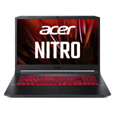 Acer Nitro 5, AN517-54, 17,3" FHD, i5-11400H, 8GB, 512GB SSD, GTX 1650, bez OS, černý, 2R
