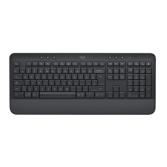 Logitech K650/Bezdrátová USB + Bluetooth/CZ-SK layout/Černá