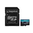 Kingston Canvas Go Plus A2/Micro SDXC/512GB/UHS-I U3 / Class 10/+ Adaptér
