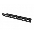 PATCH PANEL BLANK 24 PORTŮ 1U PRO MODULY KEYSTONE