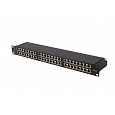 PATCH PANEL 48 PORTŮ 1U 19" CAT.5E FTP STÍNĚNÝ ČERNÝ LANBERG