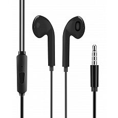 OBAL:ME Drátová Sluchátka 3.5mm Jack Black