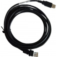 USB kabel pro MK3780,71xx: USB, black, Type A, 2.9m (9.5’), straight, host power