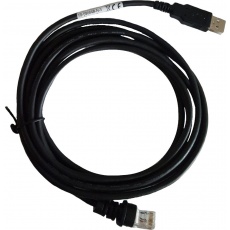 USB kabel pro MK3780,71xx: USB, black, Type A, 2.9m (9.5’), straight, host power