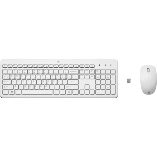 HP 230 klávesnice a myš/bezdrátová/white