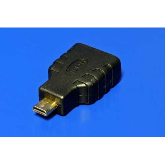 Redukce HDMI A (F) - microHDMI (M), zlacená