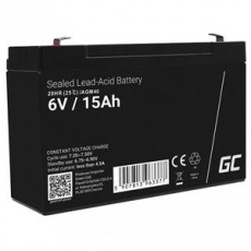Green Cell AGM VRLA 6V 15Ah maintenance-free battery for the alarm system, cash register, toys Green Cell AGM VRLA 6V 15Ah maintenance-free battery for the alarm system, cash register, toys