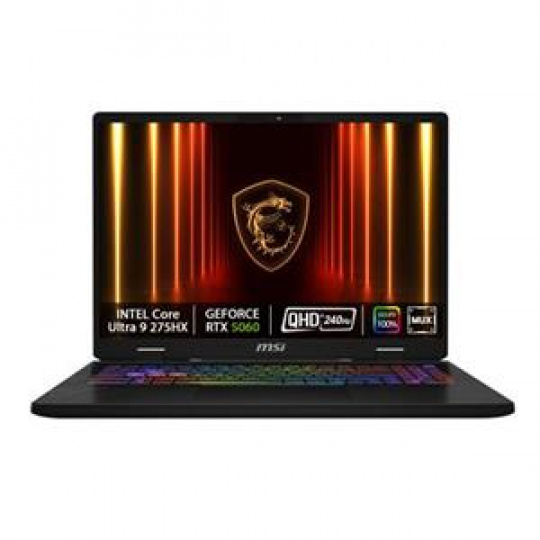 MSI Crosshair 16 HX AI D2XWFKG-063CZ/Core Ultra 9 275HX/32GB/1TB/RTX 5060, 8GB/16" QHD+240Hz/Win11 Home