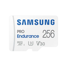 Samsung PRO Endurance/micro SDXC/256GB/100MBps/UHS-I U3 / Class 10/+ Adaptér