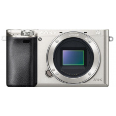 Sony A6000, jen tělo, 24,3Mpix, stříbrný Sony A6000, jen tělo, 24,3Mpix, stříbrný