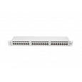 PATCH PANEL 24 PORTŮ 1U 19" CAT.6 FTP STÍNĚNÝ ŠED