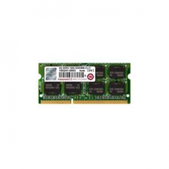 Transcend paměť 4GB DDR3 SO-DIMM 1333Mhz CL9 2Rx8