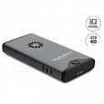Delock Pouzdro USB Type-C™ 40 Gbps na 1 x SSD M.2 NVMe PCIe s ventilátorem - beznástrojový