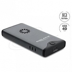 Delock Pouzdro USB Type-C™ 40 Gbps na 1 x SSD M.2 NVMe PCIe s ventilátorem - beznástrojový Delock Pouzdro USB Type-C™ 40 Gbps na 1 x SSD M.2 NVMe PCIe s ventilátorem - beznástrojový