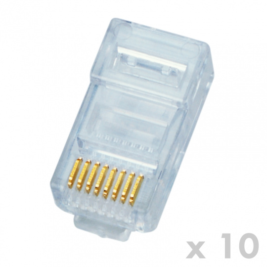 DATACOM Konektor RJ45 UTP 8p8c Cat5e 10ks (drát)