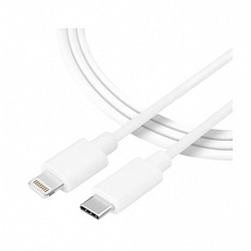 Tactical Smooth Thread Cable USB-C/Lightning 1m White