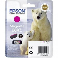 EPSON cartridge T2633 magenta (lední medvěd) XL EPSON cartridge T2633 magenta (lední medvěd) XL