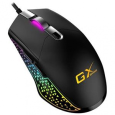 Genius GX Gaming Scorpion M705, Myš, herní, drátová, optická, RGB podsvícení, 800-7200DPI, 6 tlačítek, USB, černá