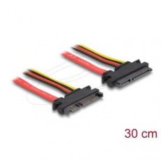 Delock Prodlužovací kabel SATA 6 Gb/s 22 pin samec > SATA 22 pin samice (5 V + 12 V) 30 cm Delock Prodlužovací kabel SATA 6 Gb/s 22 pin samec > SATA 22 pin samice (5 V + 12 V) 30 cm