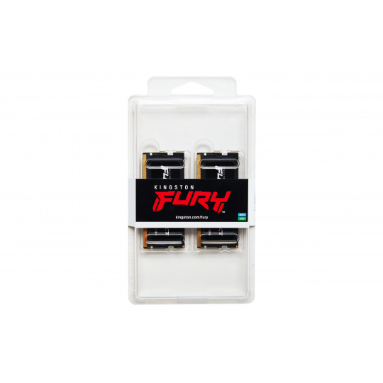 Kingston FURY Impact/SO-DIMM DDR5/64GB/4800MHz/CL38/2x32GB/Black