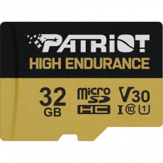 32GB microSDHC Patriot High Endurance V30 U3 až 95MB/s 32GB microSDHC Patriot High Endurance V30 U3 až 95MB/s