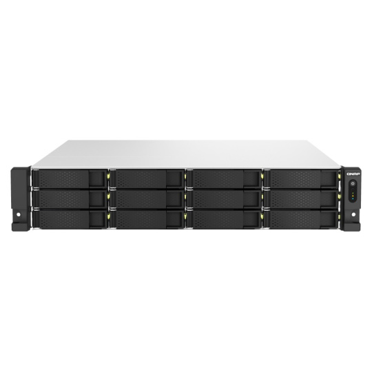 QNAP TS-h1887XU-RP-E2334-16G (Xeon 4,8GHz, ZFS, 16GB ECC RAM, 12x 3,5" + 6x2,5", 2x 2,5GbE, 2x10GbE)