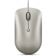 Lenovo 540/Cestovní/Optická/2 400 DPI/Drátové USB-C/Stříbrná