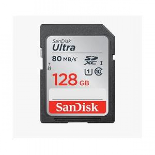 SanDisk SDXC karta 128GB Ultra (100MB/s Class 10 UHS-I)