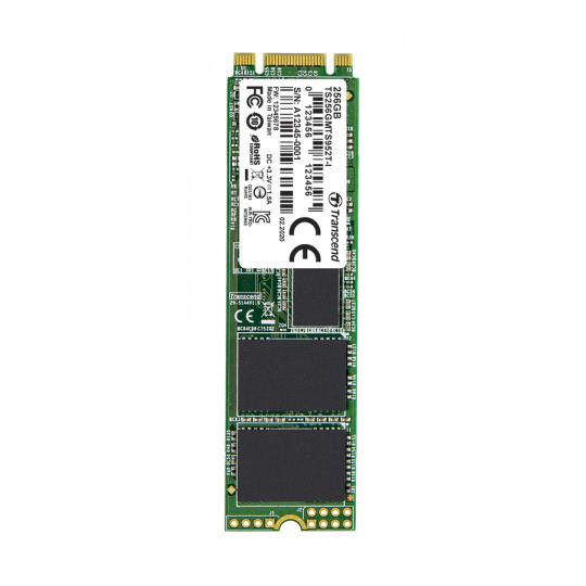 TRANSCEND MTS952T-I 256GB Industrial 3K P/E SSD disk M.2, 2280 SATA III 6Gb/s (3D TLC), 560MB/s R, 520MB/s W