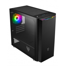 FSP/Fortron ATX Micro CST310 Black, průhledná bočnice, 1 x A. RGB LED ventilátor FSP/Fortron ATX Micro CST310 Black, průhledná bočnice, 1 x A. RGB LED ventilátor