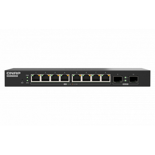 QNAP switch QSW-L2110-10T (8x 2,5GbE port, 2x 10GbE port, Lite Managed)