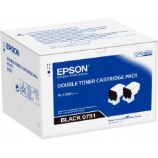 Double pack Toner Black -  Epson WorkForce AL-C300