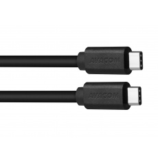 AVACOM datový a nabíjecí kabel USB Type-C - USB Type-C, 100cm, černá