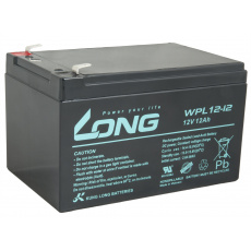 LONG baterie 12V 12Ah F2 LongLife 9 let (WPL12-12) LONG baterie 12V 12Ah F2 LongLife 9 let (WPL12-12)