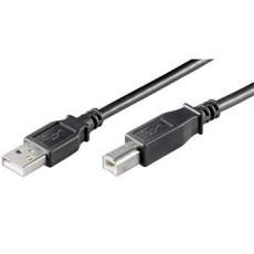 PremiumCord Kabel USB 2.0, A-B, 3m, černý PremiumCord Kabel USB 2.0, A-B, 3m, černý