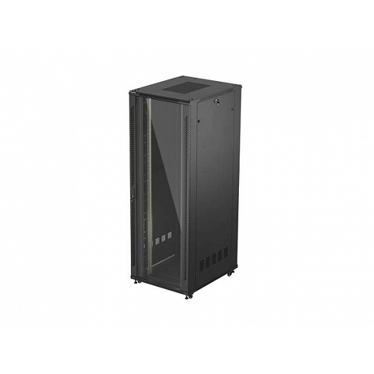 19" VOLNĚ STOJÍCÍ RACKOVÁ SKŘÍŇ 47U/800X1000 (FLAT PACK) S PROSKLENÝMI DVEŘMI ČERNÁ LANBERG 19" VOLNĚ STOJÍCÍ RACKOVÁ SKŘÍŇ 47U/800X1000 (FLAT PACK) S PROSKLENÝMI DVEŘMI ČERNÁ LANBERG
