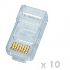 DATACOM Plug UTP CAT5E 8p8c- RJ45 lanko (10ks) DATACOM Plug UTP CAT5E 8p8c- RJ45 lanko (10ks)