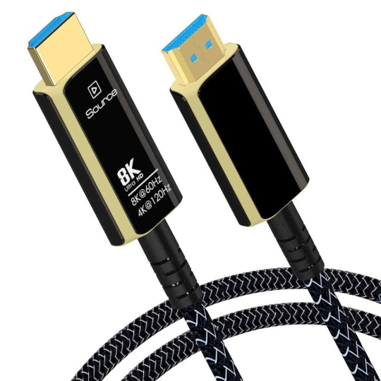 PremiumCord Ultra High Speed HDMI 2.1 optický fiber kabel 8K@60Hz,zlacené 20m