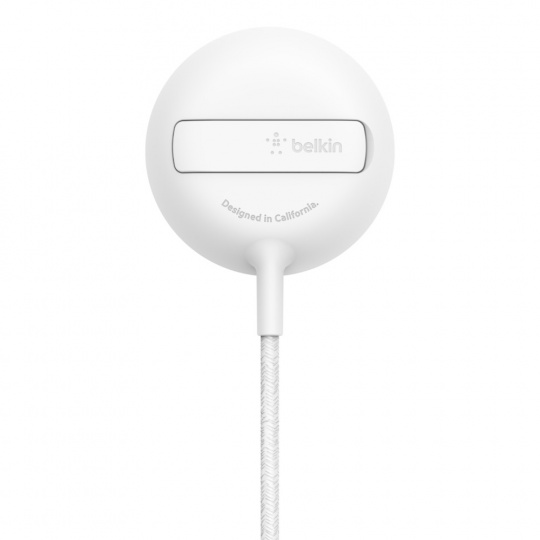 Belkin Bezdrátová nabíjecí podložka 15W Magsafe (bez zdroje) bílá + 2m kabel