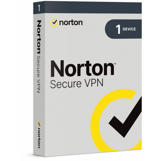 NORTON SECURE VPN  1 uživatel na 1 zařízení na 1 rok