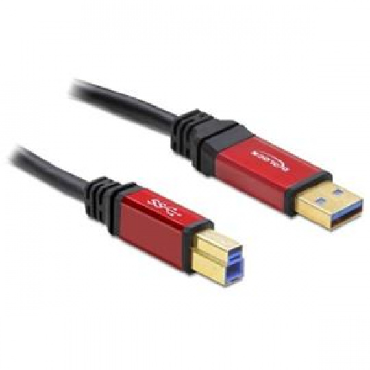Delock Kabel USB 3.0 Typ-A samec > USB 3.0 Typ-B samec 2 m Premium