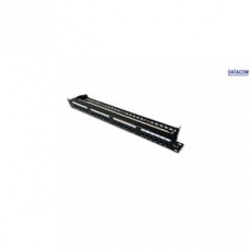 DATACOM Patch panel 19" UTP 24 port CAT6 DUAL 1U BK (4x6p) VL DATACOM Patch panel 19" UTP 24 port CAT6 DUAL 1U BK (4x6p) VL